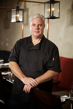Chef/owner John Wolferth for Bucks Life Magazine
