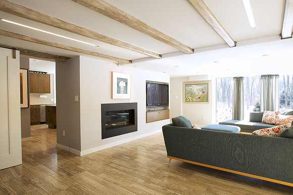 modern remodel of rural Princeton home