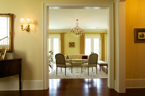 Princeton new construction living room